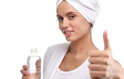 水素水ボトルポケットの水の安全テスト