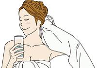 ポケットはシャワーを浴びている間に水素水が出来る